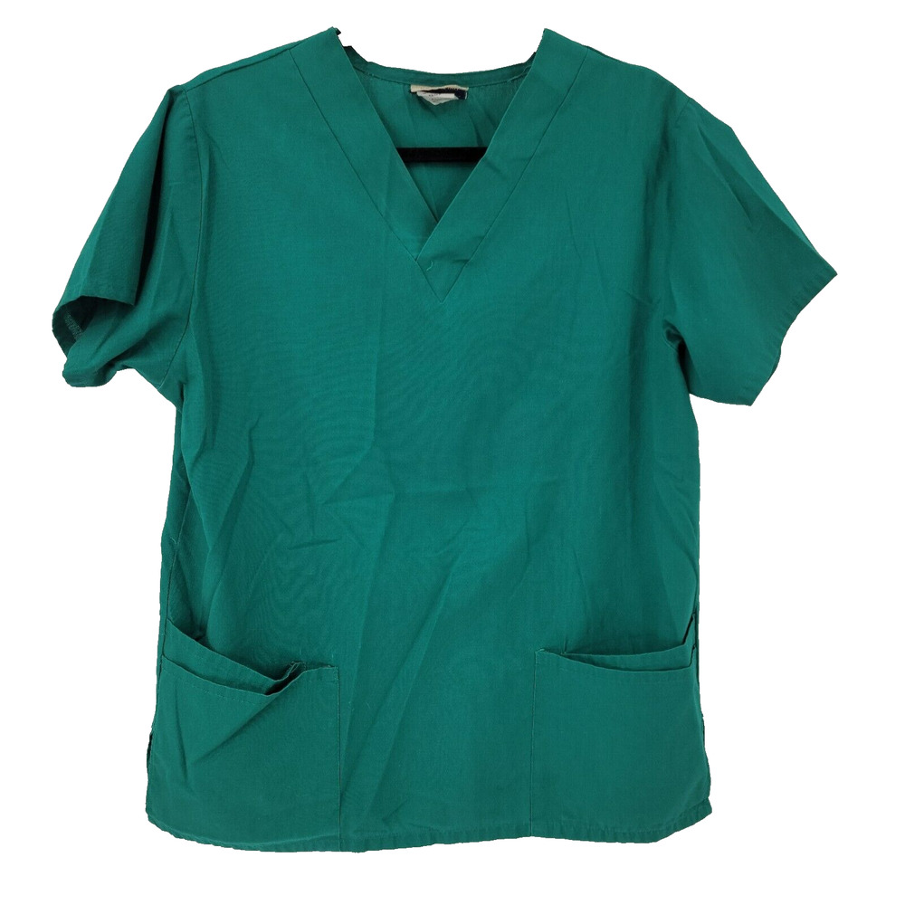Lydia's Pro-Series Collection Women's Medium Scrub Top Four Pocket